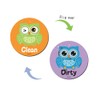 Dishwasher Magnet Clean Dirty Sign Double Sided Flip Non-Scratch Magnetic