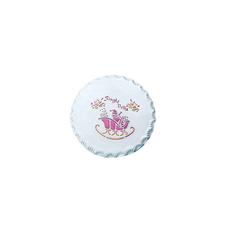 PME Jingle Bells Stencil, 8 inches diameter