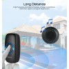 KERUI Wireless Doorbell Plug-In LED Lights Waterproof Long Range Receiver