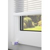 DécoProfi Honeycomb Pleated Blind, No Drilling, Blackout White, 75 cm