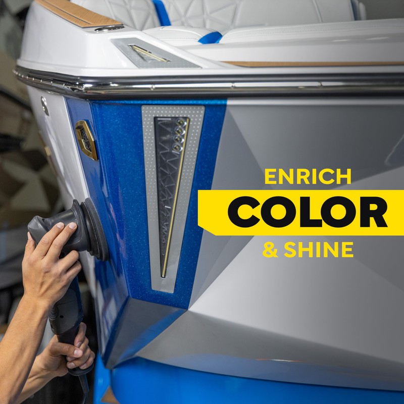 Meguiar’s Flagship Premium Marine Wax, M6332, Easy-to-Use Boat Polish and