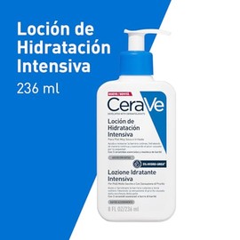 CeraVe Loción Hidratante Intensiva de Rostro y Cuerpo para Piel Muy Seca e Irritada con Hydro-Urea al 5% y Ceramidas Esenciales, Hidrata y Restaura la