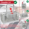 SPARES2GO Cutlery Basket Caddy Cage for Bosch Dishwasher (Removable Handle,