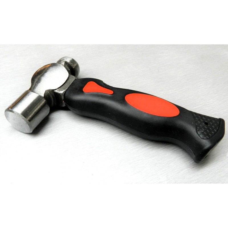 Ball Peen Hammer 12oz Stubby Steel Short Handle Ergonomic Metal