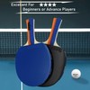 Senston Table Tennis Bats 2 Player Set, Ping Pong Paddle