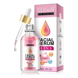 Suero Facial 4 En 1 Ácido Hialurónico Vitamina C Y E Elbbub