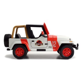 Jada Toys Jeep Wrangler Jurassic Park Metal Car 19 cm Collecting, Multi-Colour (253253005), Multicoloured