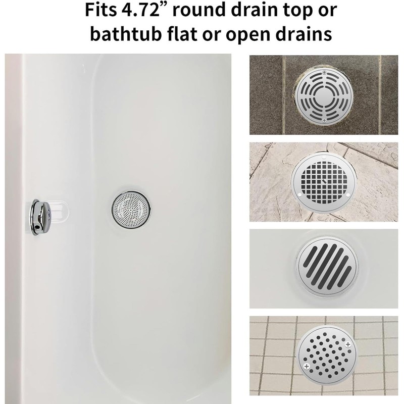 Shower Drain Hair Catcher | Shower Stall Hair Strainer Protector