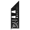 2PCS Multifunctional Angle Square Positioner 3D Woodworking Ruler Carpenter Scribing