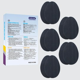 UNIKSTEP 5 Pairs Anti-Slip Sole Pads Corrugated Design Sole Protection and Anti-Slip Accessories Sole and Heel Protection Pads Anti-Slip Stickers Sole Grips for Men and Women 5 Pairs Set (Black)