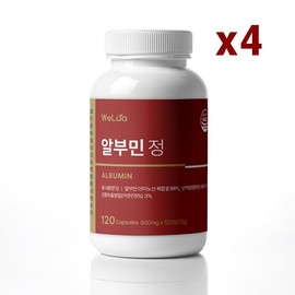 Wellua Albumin 120 tablets x 4 / 웰루아 알부민 120정 x 4개