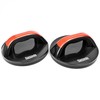 KOMODO Rotating Press Up Bars Push Ups Handles Grips (Red)