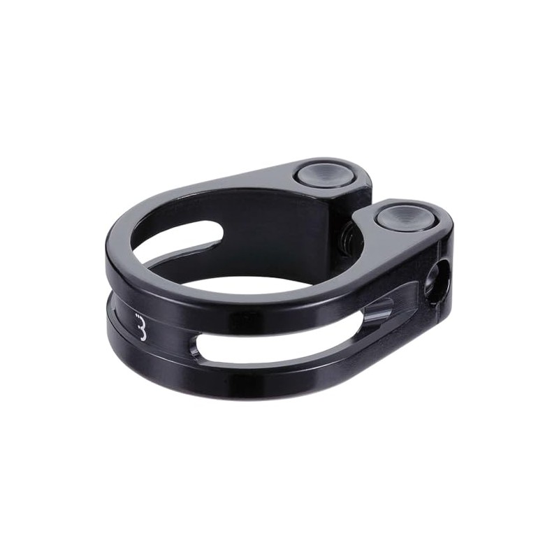 BBB Seat Post Clamp Light Strangler 28.6mm Black