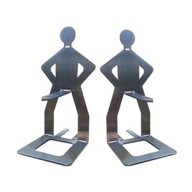 2PCS 2025 New Stainless Steel Funny Hot Dog Holders for Grill - Creative Standing Man Sausage Barbecue Rack Reusable for BBQ, Camping, Spring Trip