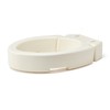 Medline Elongated Hinged Toilet Seat Riser, 3.5 inch, 400 lb