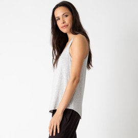 PJ Salvage Women's Jammie Essentials Tank, Heather Grey, Large