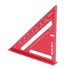 Regla Triangular de Aleación de Aluminio, Herramienta Cuadrada de Carpintero,