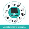 5W Solar Panel for Security Camera Outdoor, 5V USB Solar