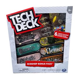 TECH DECK Sk8shop Pack Mini Finger Skateboard Multi Pack 2022 Series (Element (Sk8shop Pack))