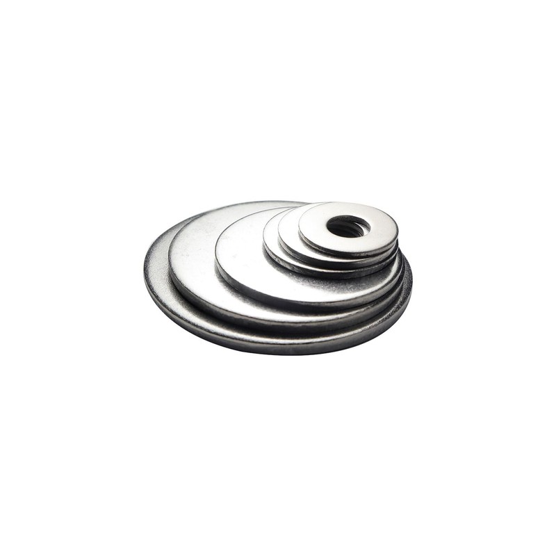 IMScrews 1/4" USS Large Flat Washers 304 Stainless Steel Washers