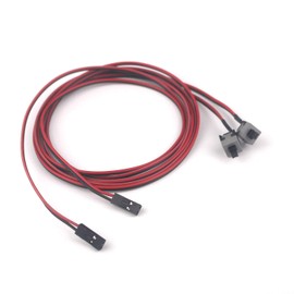 Ytian 2Pcs ATX PC Computer Motherboard Switch On/Off/Reset Power Cable 100CM