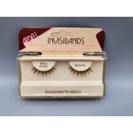 Ardell VTG 70/80s Demi Pixies BROWN Invisibands By Ardell. European human hair (1 pair)