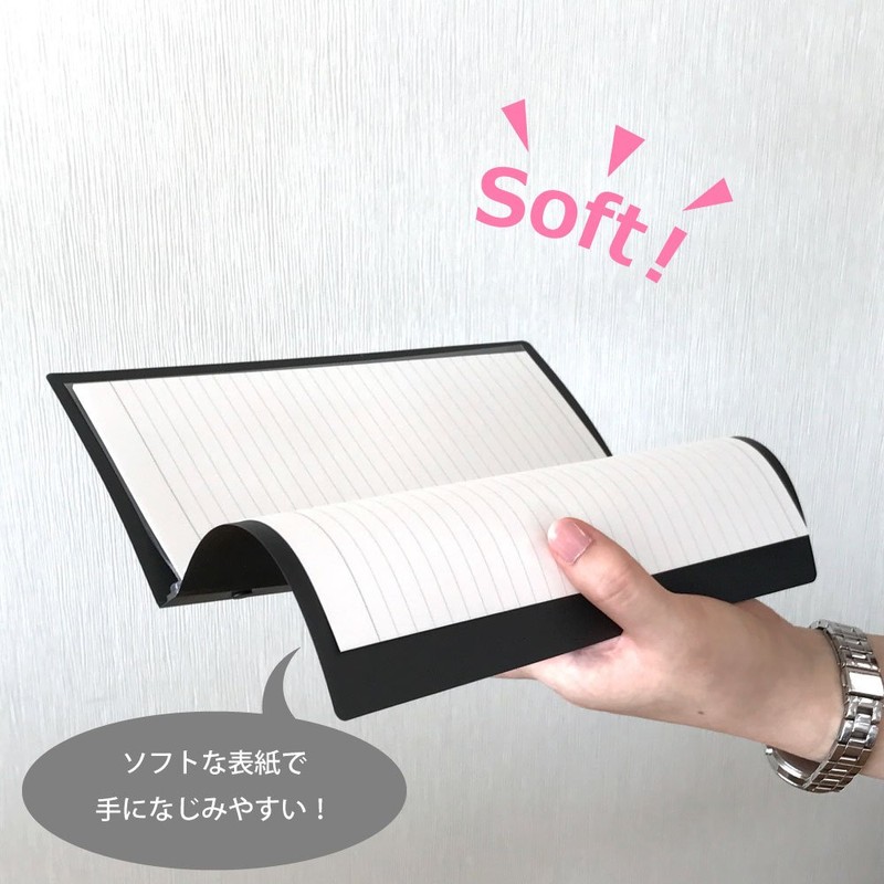 Maruman F068-05 Plastic Binder, Puo, Slim A5, Black