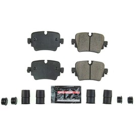 Power Stop Z23-1752 Rear Z23 Evolution Sport Carbon Fiber Infused Ceramic Brake Pads with Hardware For Jaguar F-Type 2014-2021, Jaguar XJ 2017-2018 [Model Specific]