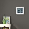 Digital Bathroom Clocks Simple LCD Electronic Alarm Clock Waterproof Shower