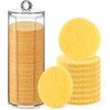 120 Pcs Compressed Facial Sponges Natural Face Exfoliator Disposable Face