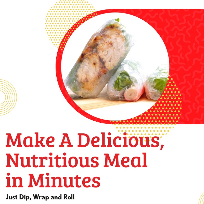 Cathay Fresh Spring Roll Rice Paper Wrappers, Rice Paper Wrappers