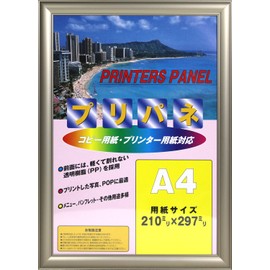 Iwata PA-20SG-A4 Picture Frame, Pripane, JIS Size, A4, Aluminum Frame, Gray