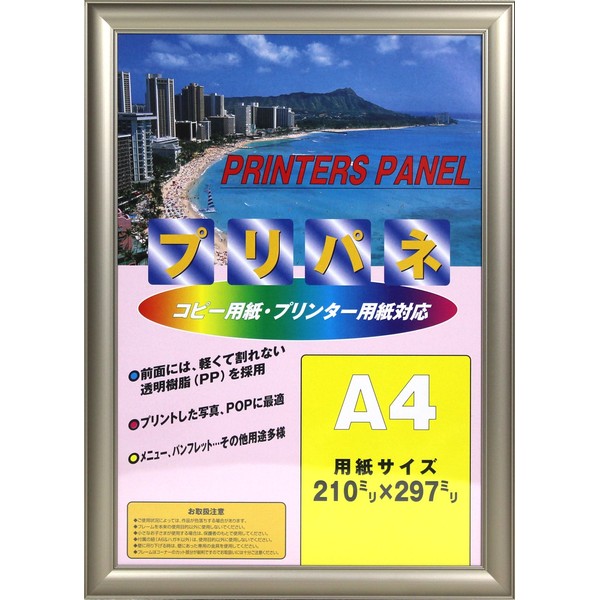 Iwata PA-20SG-A4 Picture Frame, Pripane, JIS Size, A4, Aluminum Frame,