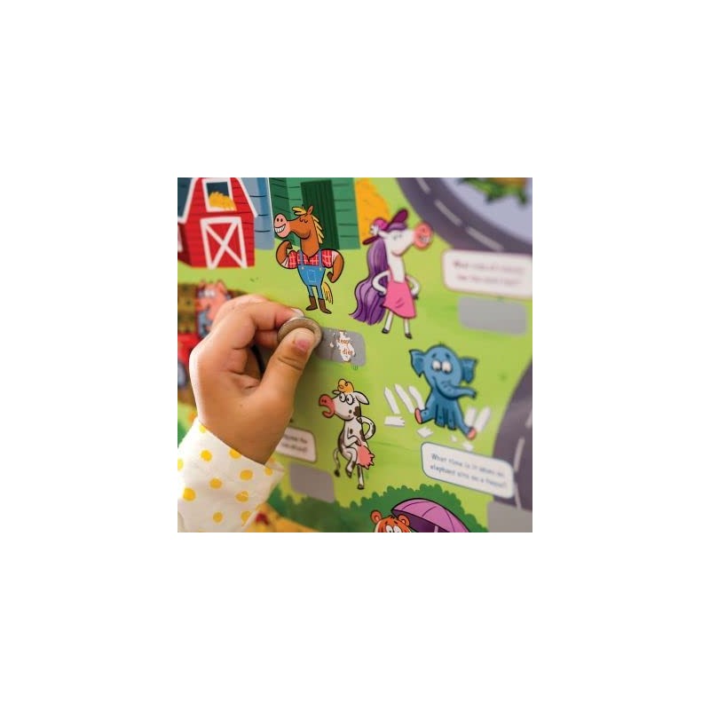 MindWare Scratch Off Poster - Scratch-A-Laugh - Silly City