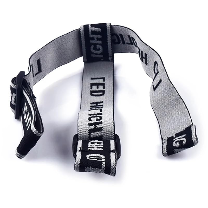 RecDec 4 Pack Headlamp Strap Replacement Headband Head Lamp Elastic