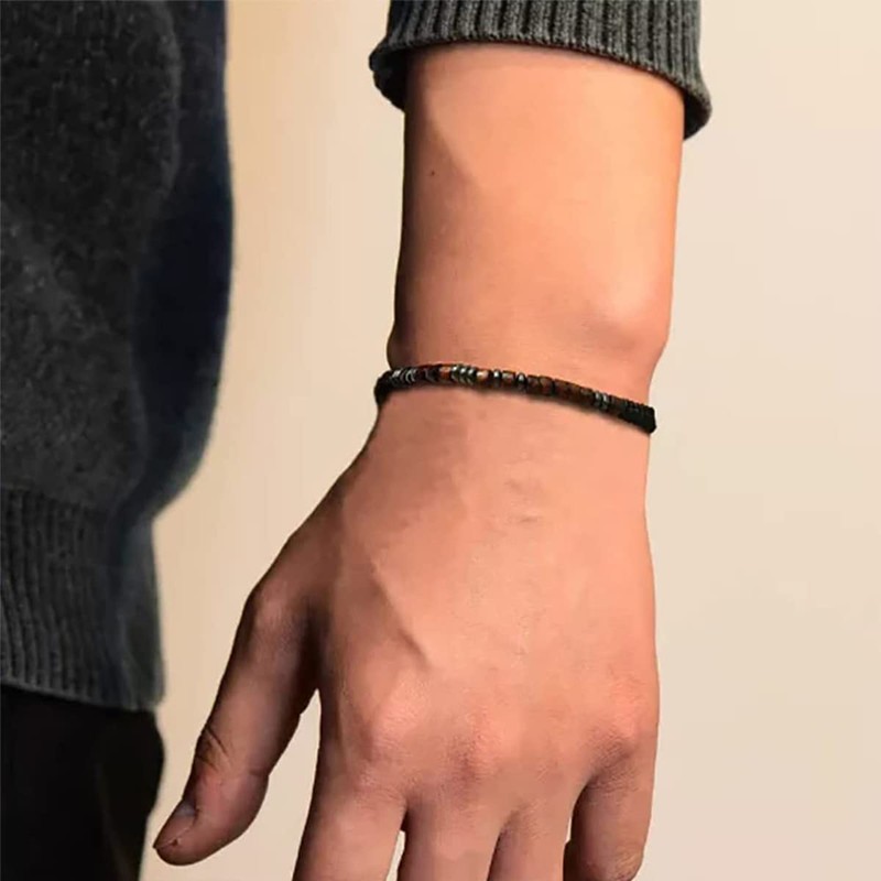 PENGION Morse Code Bracelets With Stainless Steel Card for Women