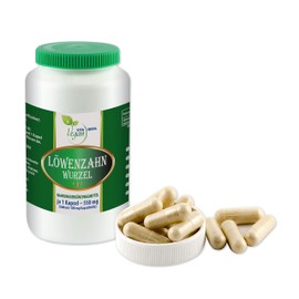 VITAIDEAL VEGAN® Dandelion root (Traxacum officialae) 90 vegetable capsules 550 mg each, purely natural without additives.