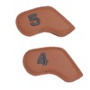 10PCS Golf Head Protective Covers Waterproof PU Material Golf Putter