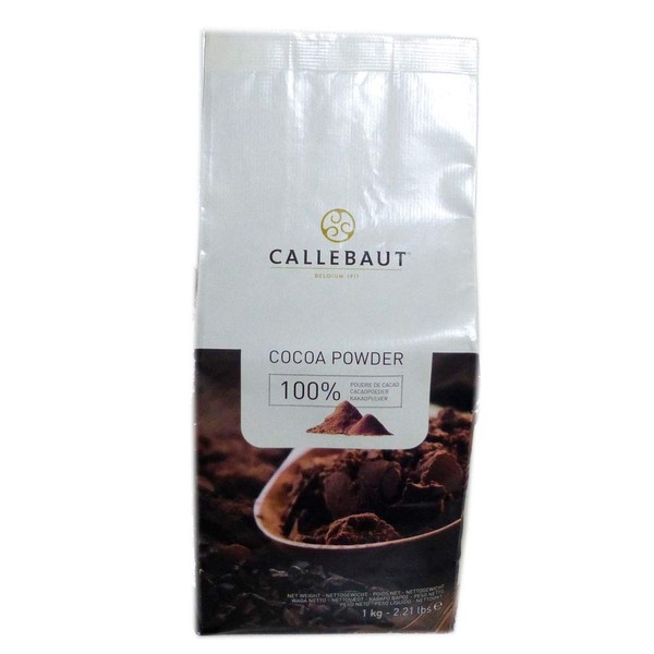 Callebaut Cocoa Powder Medium Brown Fine Pure Cocoa Finest Belgian Chocolate 1Kg