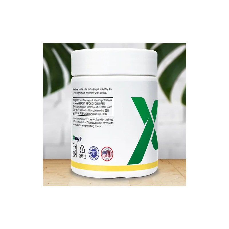 Xtravit Hair Support 60 Cpsulas Biotina Zinc Sin Ogm Na
