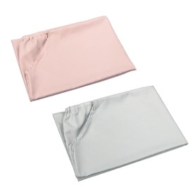 Como Life Futon Collar Cover, Set of 2 Colors, Approx. 19.7 x 59.1 inches (50 x 150 cm) (1 piece), Collar Cover, Single Size, Comforter, Duvet Cover, Pink x 1, Blue Gray x 1, Washable (Use Laundry