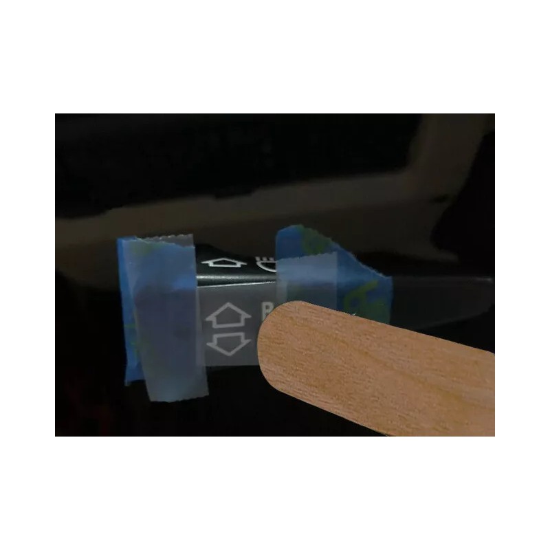 Toyota AE86 Parking Light Switch Decal (Horizontal Button)