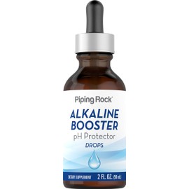 Piping Rock Alkaline Booster Drops | 2 Fl Oz | Liquid Supplement | Non-GMO, Gluten Free
