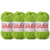 Plush Chunky Chenille Yarn for Crocheting, Soft Fluffy Velvet Yarn