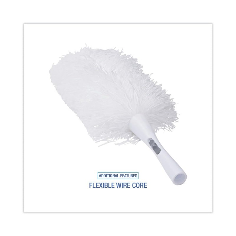 Boardwalk BWKMICRODUSTER 23 in. Washable MicroFeather Duster - White