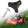 2 Pcs Universal Lawnmowers Handle Wing Nut And Bolt, triangle