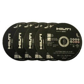 HILTI AC-D SP 125 Stainless Steel Cutting Disc 1.0 mm Universal Premium Flex Disc Pack of 5