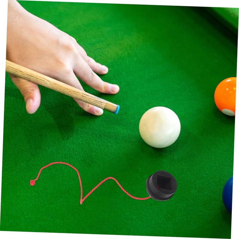 Mipcase 2pcs Snooker Cue Chalk Holder Rubber Non Slip Billiards