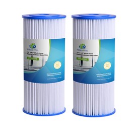 Compatible for ECP1-BB Pleated Cellulose Polyester Filter Cartridges, 9-3/4" x 4-1/2", 1 Micron 2 PACK