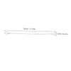 Ciieeo 20pcs Stainless Steel Safety Cables with Loops Antidrop Design